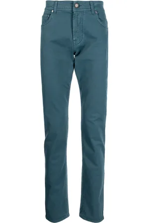 corneliani Pantalones tapered de talle alto