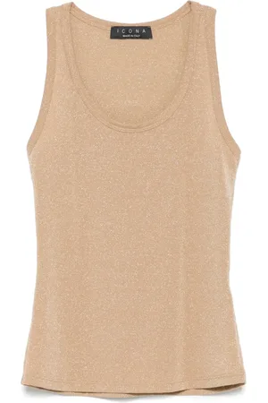 Kaos Top sin mangas de lamé