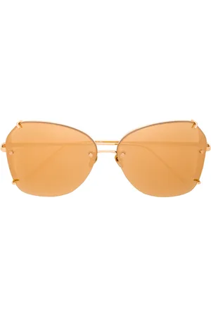 Linda Farrow Gafas de sol estilo aviador