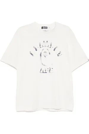 A Bathing Ape Camiseta con motivo en espray