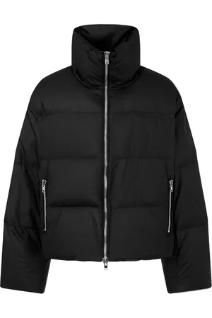 Studio Tomboy Chaqueta con cuello alto con textura ripstop