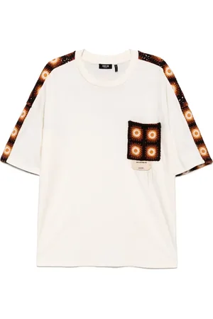 FIVE CM Camiseta con diseño patchwork