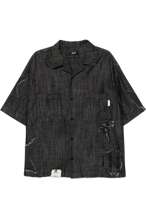 FIVE CM Camisa vaquera de manga corta