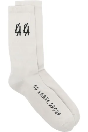 44 Label Group Calcetines con logo en jacquard