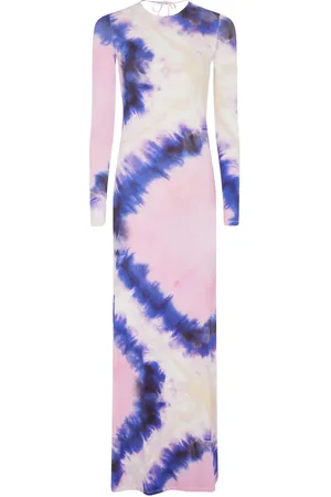 Paco rabanne Vestido con motivo tie-dye