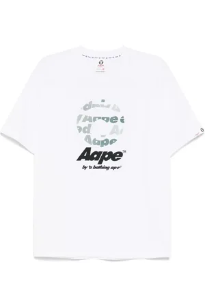 A Bathing Ape Camiseta con logo estampado