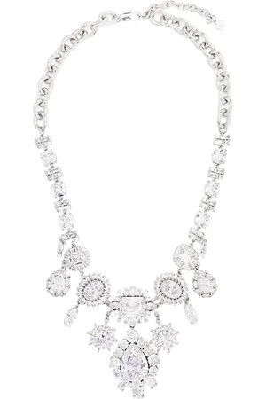 Paco rabanne Collar con aplique de cristales