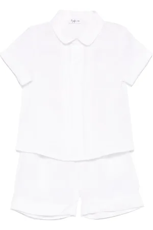 Il gufo Set de pantalones cortos y camisa de lino
