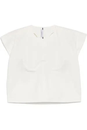 pushBUTTON Top sin mangas con costura en forma de sujetador