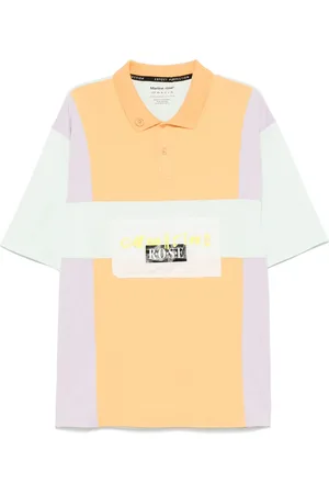 MARTINE ROSE Polo con diseño colour block