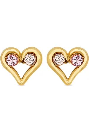 Oscar de la Renta Pendientes con forma de corazón