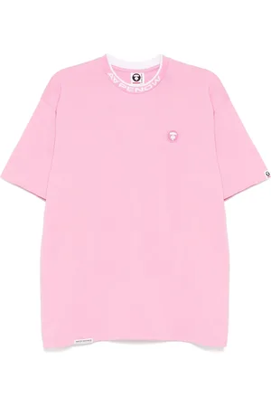 A Bathing Ape Camiseta con logo Moonface y manga corta