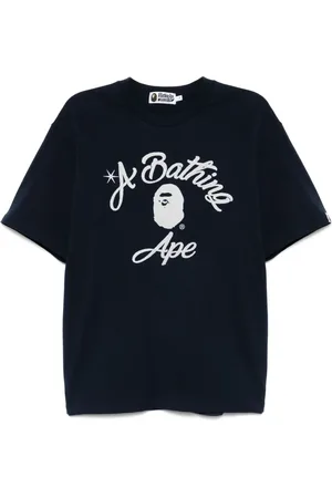 A Bathing Ape Camiseta con costuras en cadena