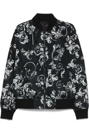 VERSACE Chaqueta bómber con estampado Barocco