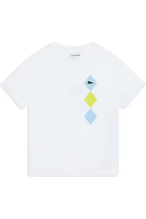 Lacoste Camiseta con detalle de rombos