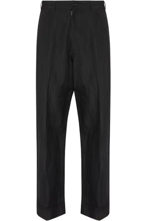 Maison Margiela Pantalones a rayas diplomáticas