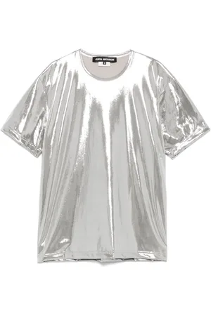 JUNYA WATANABE Camiseta con acabado metalizado
