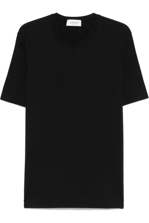 LANEUS Camiseta con cuello redondo