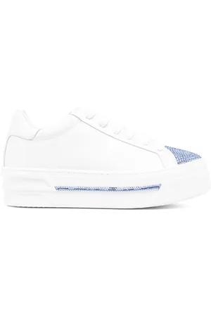 RENE CAOVILLA Zapatillas con detalles de cristales