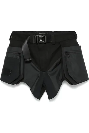 MUGLER Bermudas cargo de tejido técnico