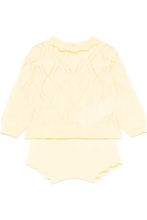 Elisabetta Franchi Set de pantalón corto de punto calado