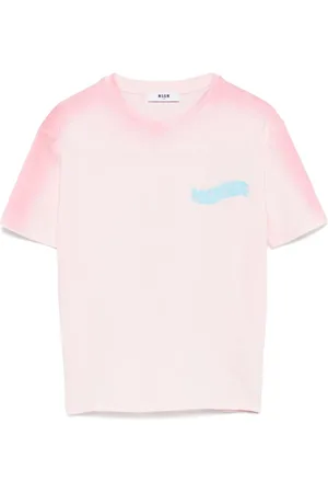 Msgm Camiseta con logo estampado