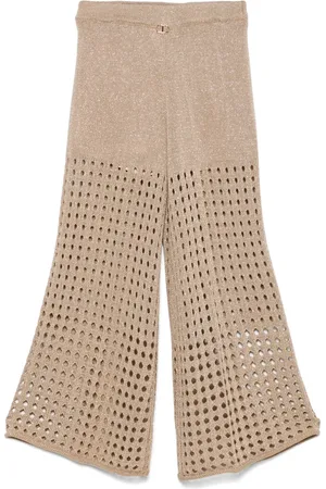 Twin-Set Pantalones de punto de lúrex