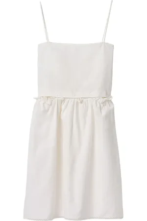 Miu Miu Vestido con logo estampado