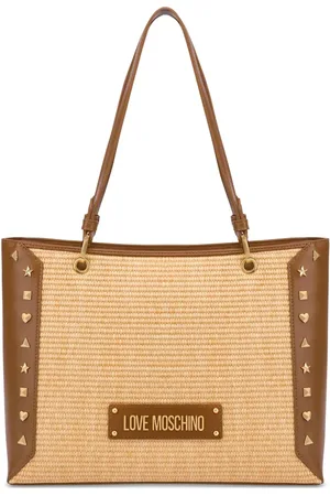 Moschino Bolso de hombro con letras del logo