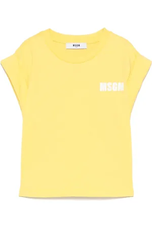 Msgm Camiseta con logo estampado