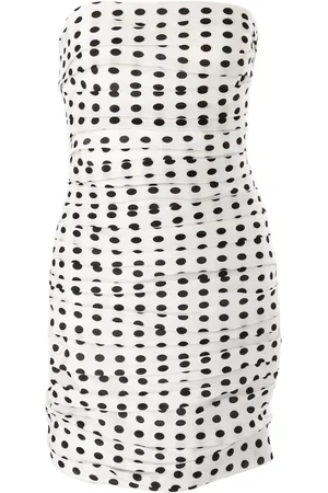 Carolina Herrera Vestido corto con motivo de lunares