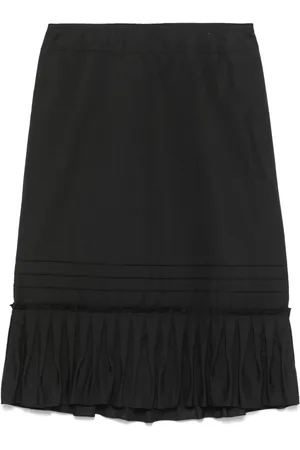 Prada Falda corta con pliegues 2000