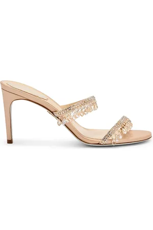RENE CAOVILLA Mules Chandelier con tacón de 80 mm