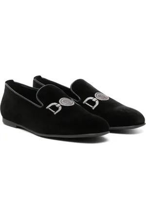 VERSACE Mocasines de terciopelo