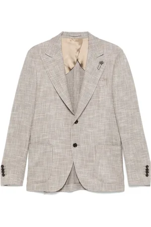 LARDINI Blazer con detalle de broche
