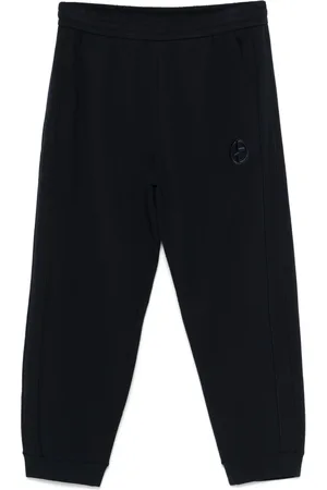 Giorgio Armani Pantalones de chándal con logo bordado