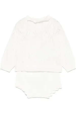 Elisabetta Franchi Set de pantalón corto de punto calado