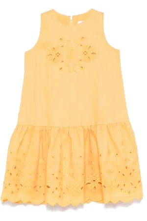 ERMANNO SCERVINO Vestido con bordado inglés