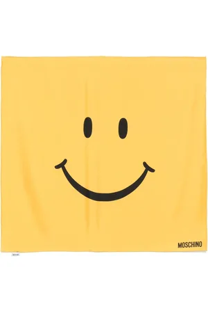 Moschino Fular con motivo de carita sonriente