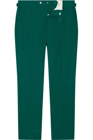 Fursac Pantalones de tejido de gabardina