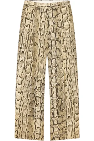 DRIES VAN NOTEN Pantalones palazzo en jacquard