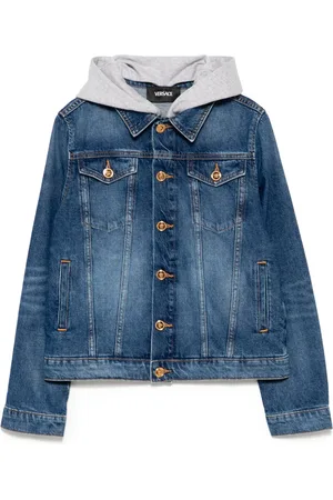 VERSACE Chaqueta vaquera con capucha