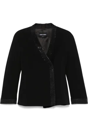 Giorgio Armani Chaqueta con apliques de cristal