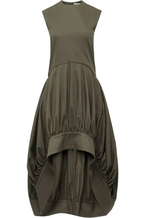 J.W.Anderson Vestido midi con dobladillo balloon