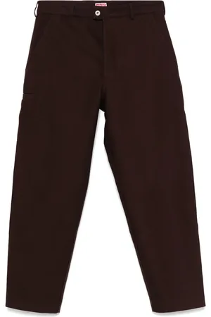 Kenzo Pantalones ajustados de algodón