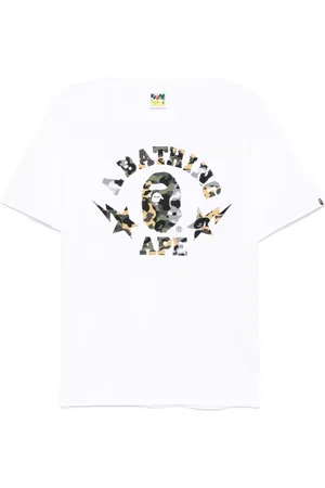 A Bathing Ape Camiseta 1st camo crazy STA college