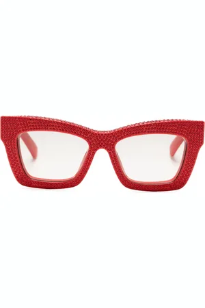 Salvatore Ferragamo Gafas de sol con detalles de cristal