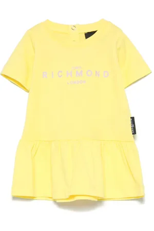 John Richmond Vestido con logo estampado