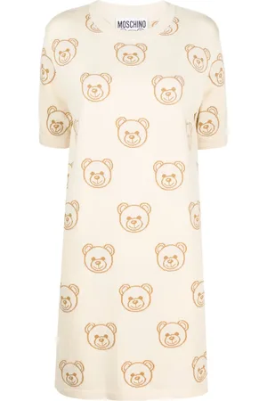 Moschino Vestido estilo camiseta con motivo Toy Bear