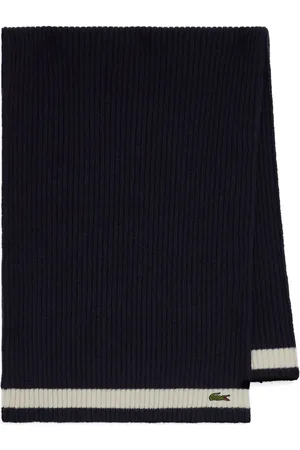Lacoste Bufanda con logo en intarsia